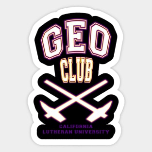 GEO Club skull and bones Sticker